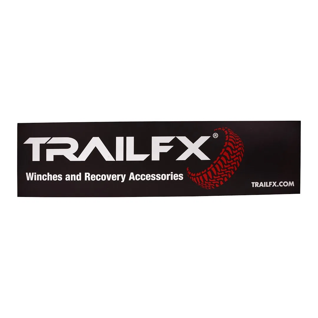 RECHEADER – TRAILFX Point Of Purchase Display Header Card, 46 Inch x 12 Inch 3 Millimeter PVC